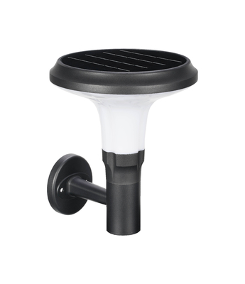 8hrs Charging 22.5WH Solar Powered Garden Lights 4.5W Round LED Wall Lights