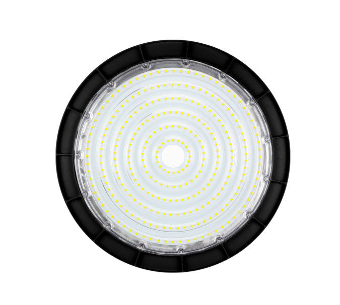 200W 26000Lm UFO LED High Bay Light Warehouse Black Aluminum 6500K 150w
