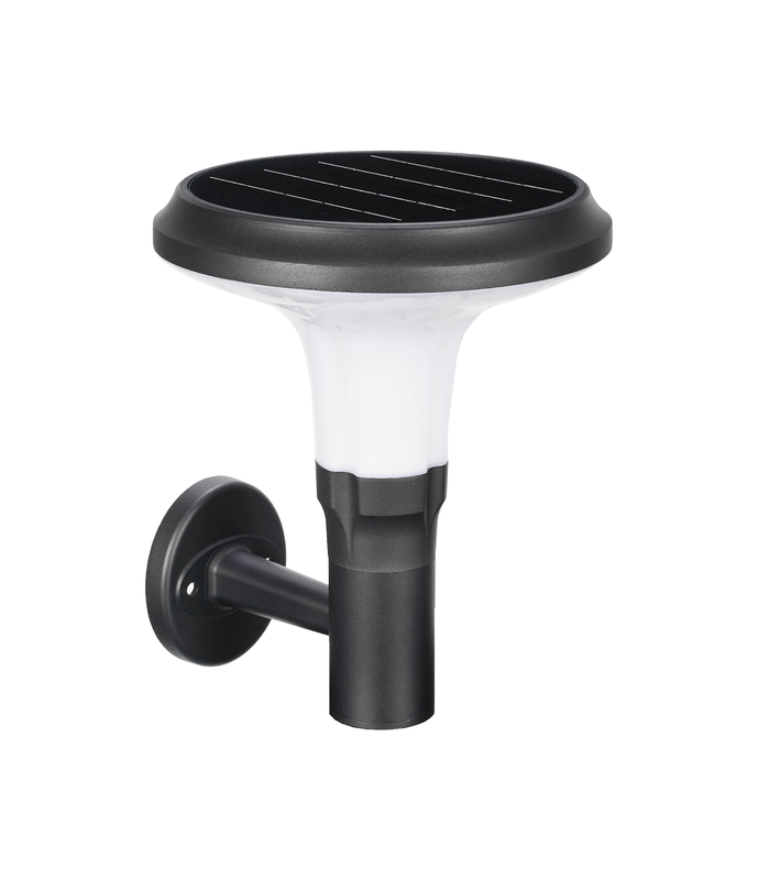 8hrs Charging 22.5WH Solar Powered Garden Lights 4.5W Round LED Wall Lights